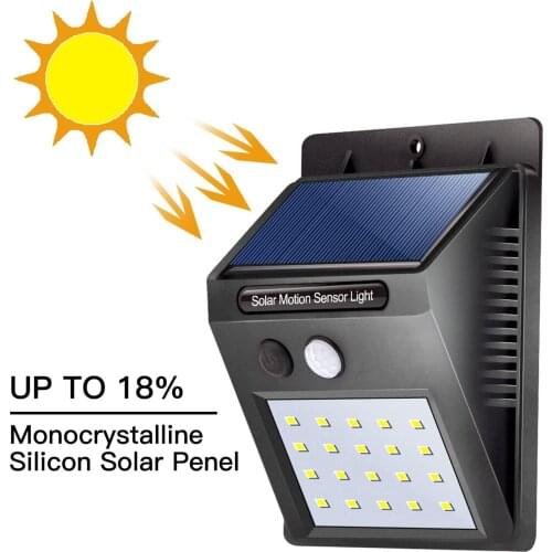 20/30 LED Solar Power Light Motion Sensor Waterproof Wall Lighting Outdoor Fence Stair Pathway Yard Garden Decoration Lamp