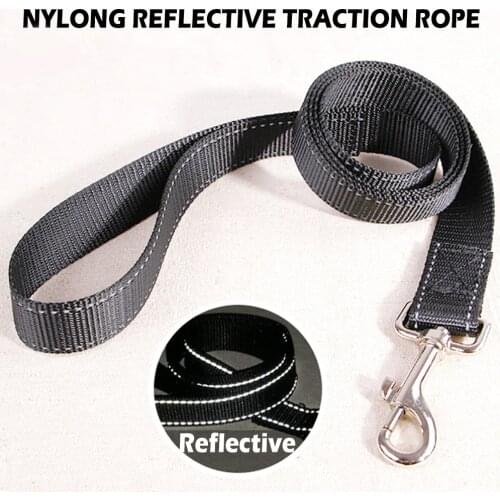 125Cm Reflective Dog Leash for Small Large Dogs Nylon Dog Leash for French Bulldog Labrador Training Outdoor Dogs Accessories