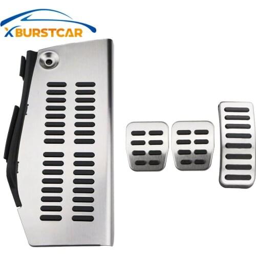 Xburstcar Auto for Audi A3 S3 8L Seat Leon 1M Toledo 1L for Volkswagen VW Polo Golf 4 Beetle RS GTI R32 Car Gas Brake Pedal Pad
