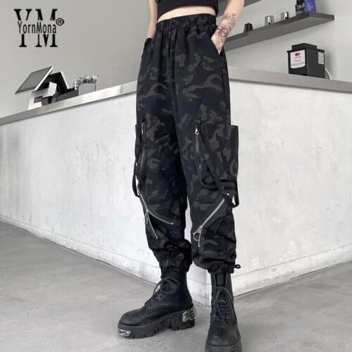 Женские брюки карго YORNMONA China At AliExpress