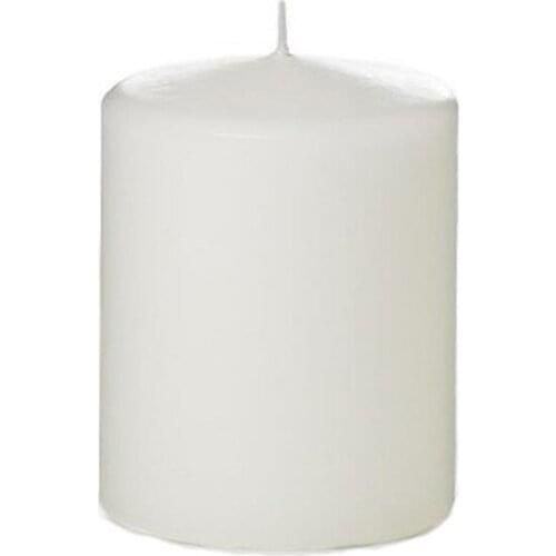 1 7 X7 White Slab Wax Small Thick Wedge Cylinder Candle candles and scents свечи и ароматы velas y aromas