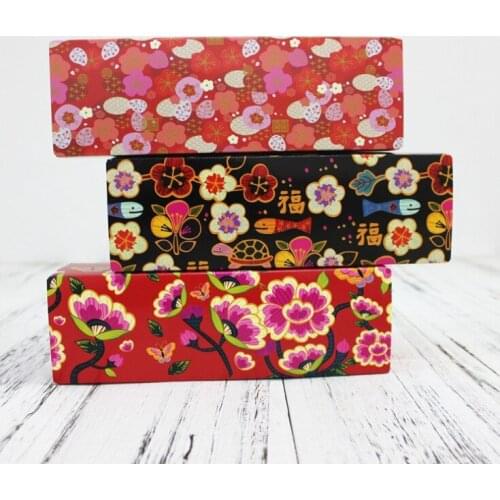 1000pcs Romantic Cherry Flower Candy Paper Box Paper Gift Box For Moon Cake Candy Biscuit