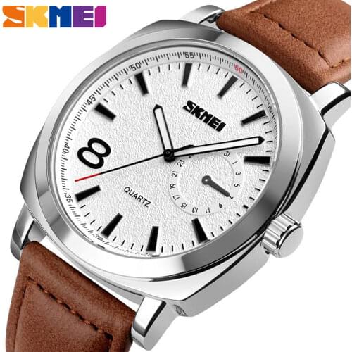 SKMEI Fashion Casual Watch Men Quartz Waterproof Wristwatches Big Dial Watch Simple Women Watches relogio masculino 1466