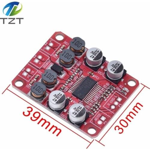 TZT TPA3110 Digital Power Amplifier Module 2x15W Dual Channel Stereo DIY Speaker Amplifier Electronics Design PCB DC 12V Red