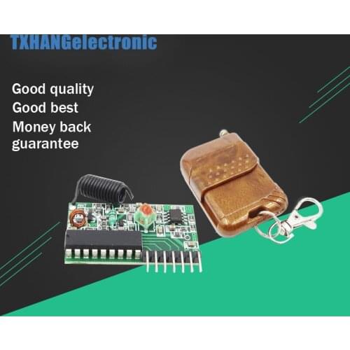 IC2262/2272 4 channel wireless remote control kits 4 key wireless remote 433MHZ
