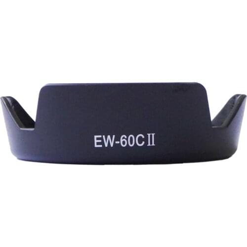 Camera Lens Hood EW-60C Lens Hood Bayonet Petal Reversible Lens Hood For Canon EF-S 18-55mm F/ 3.5-5.6 IS II 58mm Lens