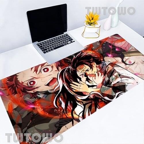 Anime Demon Slayer Kimetsu No Yaiba New Computer Large Size Anime Art Lovely Home Office Decoration Desktop Mouse Pad Mouse Mat