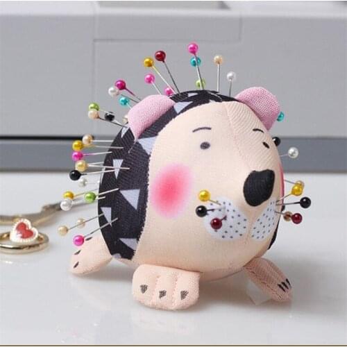 Hedgehog Shape Cute Sewing Pin Cushion With Soft Cotton Fabric Pin Cushion Pin Patchwork Holder Arts Crafts Sewing Needle Holder