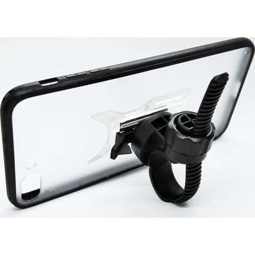 Bike HandleBar Mount Phone Holder Stand Bicycle Rail Mount Holder with ClipGrip Case for iPhone 7/8/7/8 Plus,Galaxy S7/7 Edge,8