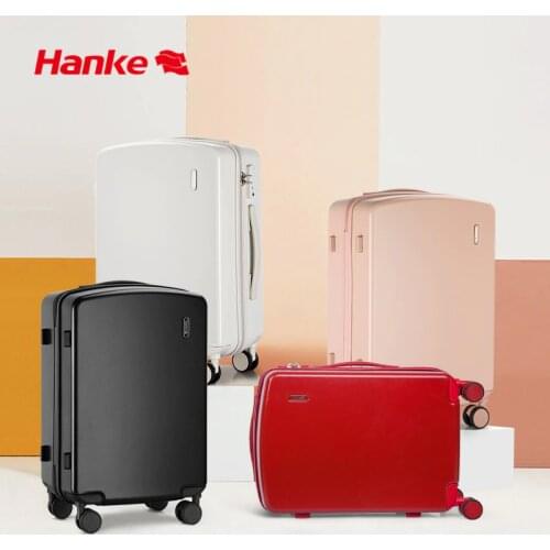 Hanke Luggage Case Trolley Suitcase Spinner Mute Wheel PC Travel Rolling Wheels Luggage Carry On Boarding 20 24 Inch H9820
