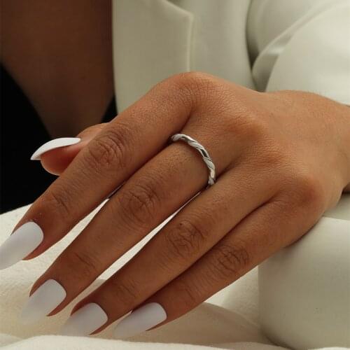 MANGOSKY Fashion Adjustable Open Ring For Women