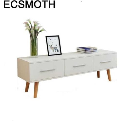 Lemari Tele Painel Para Madeira Moderne Flat Screen Led European Wooden Meuble Living Room Furniture Monitor Mueble Tv Stand