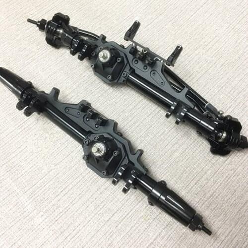 Alloy cnc upgrade front/rear axle assembly bridge 30T/8T for Axial wraith 1/10 crawler rc car