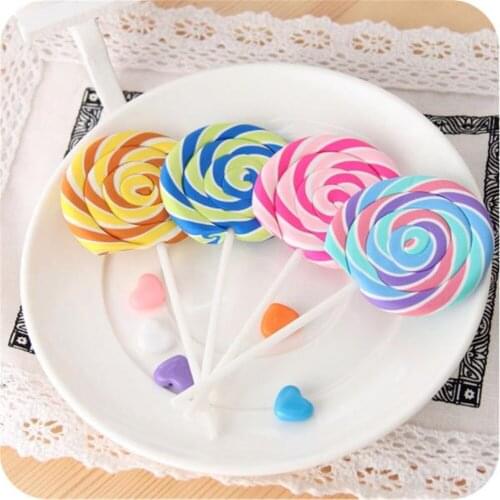 Cute Kawaii Cartoon Lollipop Eraser Rubber Pencil Erasers Creative Stationery School Supplies Writing Drawing Correction Tool