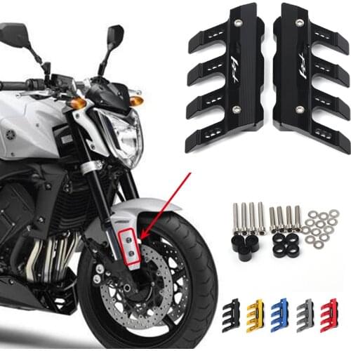 With Logo For Yamaha FZ1 Fazer FZ1N FZ1-N FZ 1 N abs Motorcycle Front Fork Protector Fender Slider Guard Accessories Mudguard