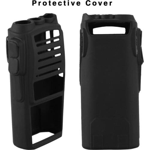 Silicone Protective Case For Baofeng UV82 Two Way Radio, Shockproof Dustproof Non-slip Walkie Talkie Cover Shell Accessories