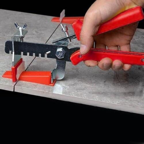 Accurate Tile Leveling System100 Clips + 100 Wedges+1Tile pliers Floor Wall Flat Leveler Plastic Spacers