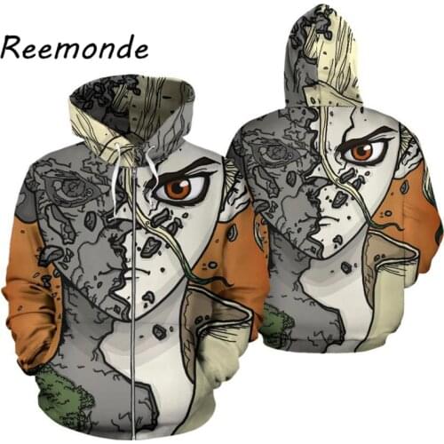 Anime Dr. Stone Zipper Hoodies Sweatshirts Senku Ishigami Cosplay Costume Hoodies Mens Hoody Jackets Coat Tops Halloween Outfit