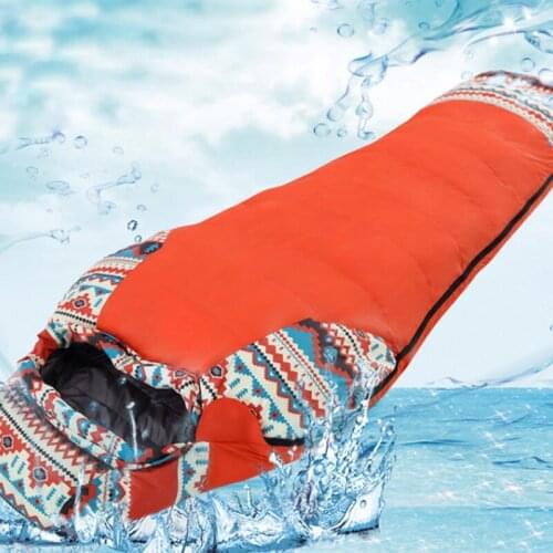 1500G White duck down Filling -20C~-10C Super Comfortable Temperature Waterproof Winter Sleeping Bag