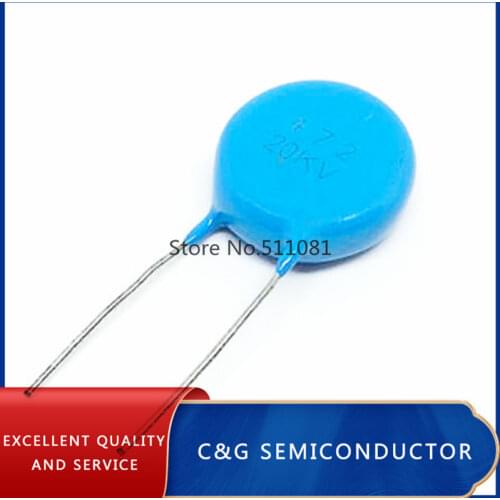 2PCS 20KV 4700PF 472 High Voltage Ceramic Capacitor