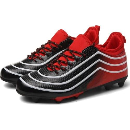 2020 Men Boy Kids Soccer Cleats Turf Football Shoes Hard Court Sneakers Trainers New Design Athletic Soccer Shoes Size34-44