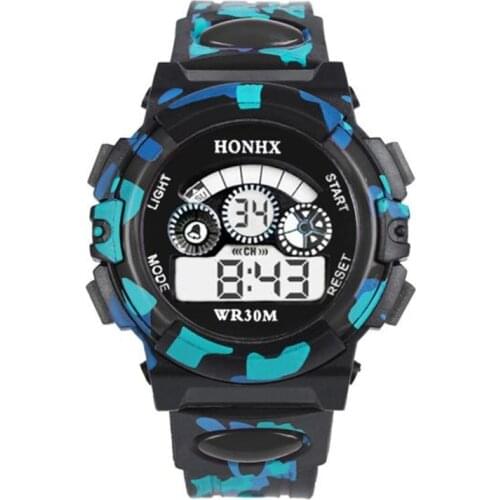 2020 New Fashion Elaborate Subtle Outdoor Multifunction Waterproof kid Child/Boys Sports Electronic Watches Watch Hot Sell