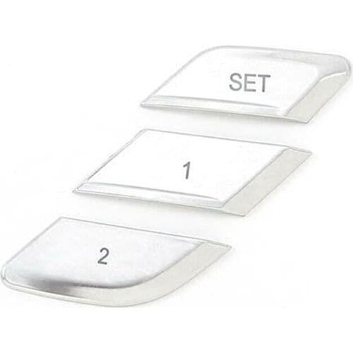 3PCS Car Styling Seat Adjustment Memory Button Sequins Sticker Door Lock Switch Cover Trim for 3 Series G20 G28 2020