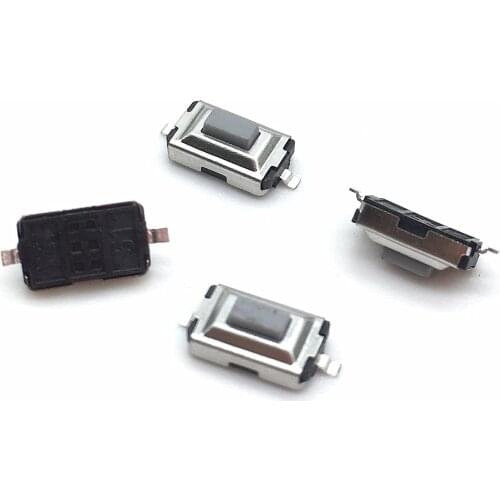50Pcs High Quality 3*6*2.5mm 3*6*2.5H 3x6x2.5mm SMD White Red Gray Push Button Switch Microswitch Tact Switch