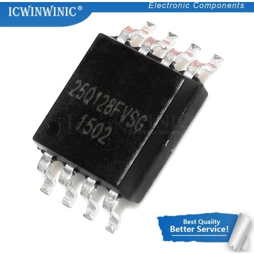 50piece W25Q128FVSG 25Q128FVSG SOP8 SOP 25Q128 W25Q1 In Stock