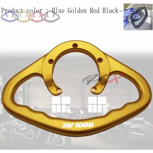 Alconstar- Motorcycle Passenger Handgrips Hand Grip Tank Grab Bar Handles Armrest For Suzuki SV1000/SV1000S 2003 - 2013