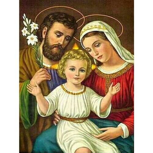 5D DIY Diamond Painting Men Religion Icons Diamond Embroidery Picture of Resin Cross Stitch Full Diamond Mosaic Home Decor