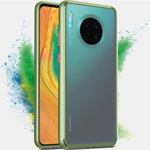 For Huawei P30 Pro Case Hard PC+TPU Transparent Matte Protective Back Cover case for huawei mate 30 pro mate30 full cover shell