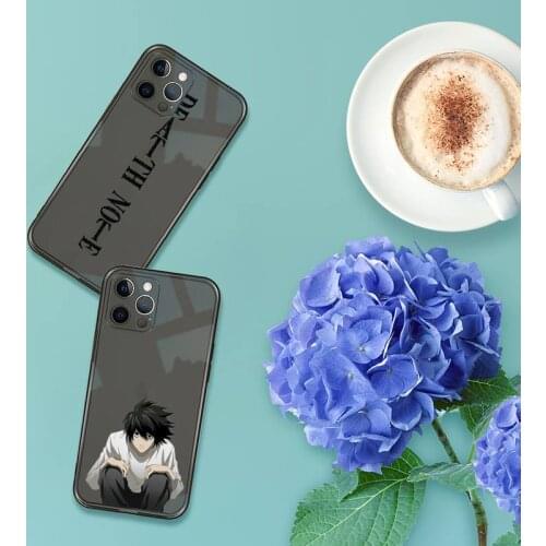 Rem and misa death note Phone Case For iPhone 12 11 8 7 se 2020 pro X XS XR MAX Plus Black Transparent Cover