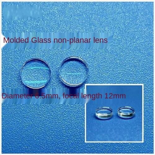 D6.5 Focal Length 12 Molded Glass Aspheric Lens Optical Collimation Laser Tube Module Focusing Lens