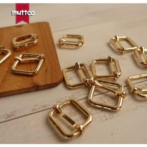 DIY 2.0cm Dog Collar golden metal adjustable buckle suitcase hardware buckle Straps Adjust Buckles Webbing LXK-003