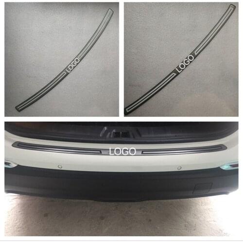 For Nissan Qashqai J11 2008-2013 2014-2018 Rear Bumper Trunk Trim Door Sill Styling Car Protector Auto Sticker Accessories