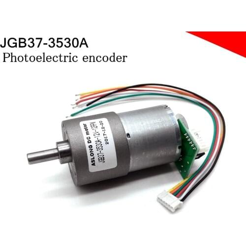 JGB37-3530A 12v 24v Photoelectric encoder Gear motor High torque High power motor (Select the speed you need)