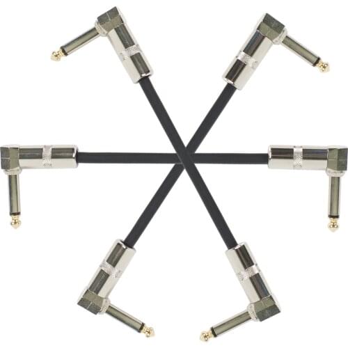 Guitar Patch Cable Mono Audio Cables Effects Pedal Chords High Anti-interference performance 6.5mm 1/4 inch Soft and Durable