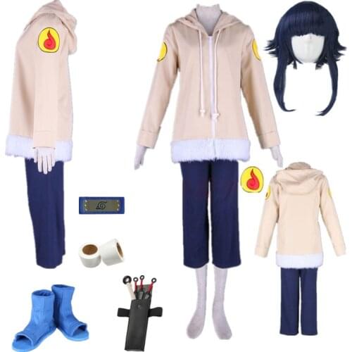 Anime cosplay Hyuuga Hinata Halloween Cosplay Costume Halloween costumes comic cosplay