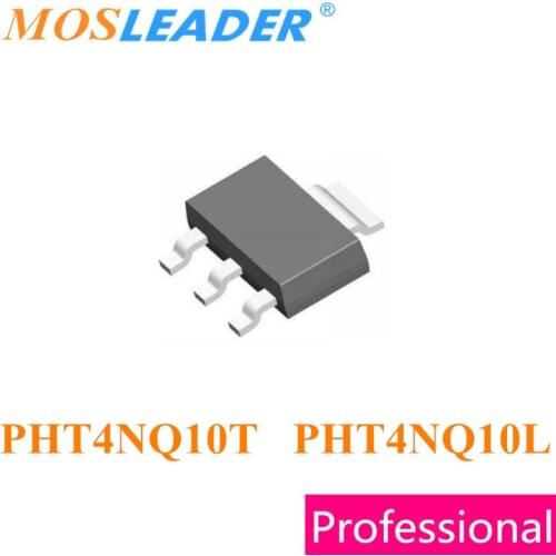 Mosleader SOT223 PHT4NQ10T PHT4NQ10L PHT4NQ10LT 100PCS 1000PCS 2500PCS 4000PCS 4NQ10 N-channel 100V 3.5A High quality