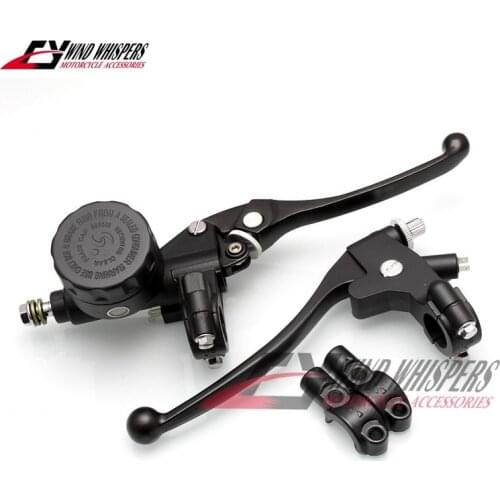 7/8" 22MM Motorcycle Hydraulic Brake Master Cylinder Reservoir Clutch Lever For Honda Yamaha Suzuki Kawasaki CB400SS CB600 CB900