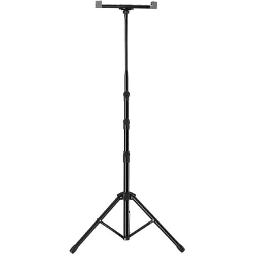 Tablet Tripod Floor Stand Adjustable Holder with Flexible Gooseneck for Phone and Tablet 9.5-14.5 Inches(1.65M)