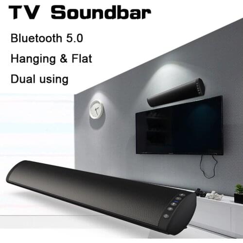 Wall Speaker Home Theater Room Speaker For Computer For TV Wireless Bluetooth Column Subwoofer Soundbar Music Center USB Radio