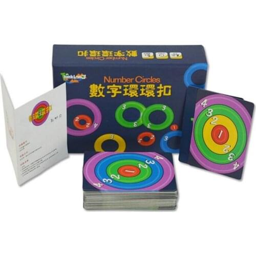 Number Circles Early Learning puzzle Board game Interaction toys Family Party Game