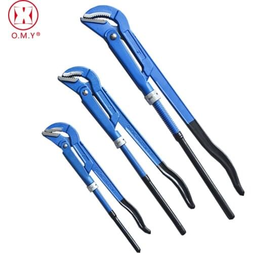 OMY 1pc Multi-function Water Pump Pliers Hardware Tools Wrench Heavy Passivation Fast More Function Olecranon Pipe Clamp 1-2inch