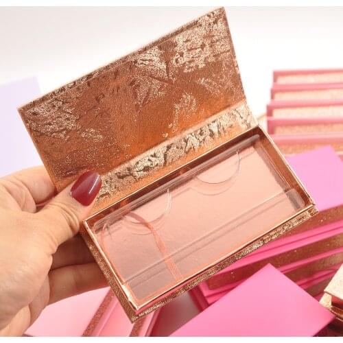 10/50/100pcs Lash Boxes Packaging Wholesale Fahion New Empty Eyelash Packaging Box Rectangle Lashes Case Eyelashes Package
