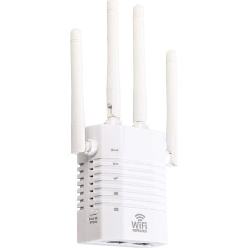 1200Mbps 5G Wireless WiFi Repeater WiFi Extender 5Ghz 2.4Ghz Long Range Wi Fi Router Signal Booster Amplifier Repiter