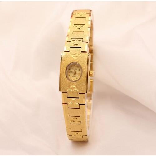 Women Watches Classic Sand Gold Retro Womens Watch Exquisite Non Fading Decorative Bracelet Small Gold Elegant Watch Women