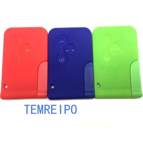 10pcs/lot Good Quality Remote Car Key Shell For Renault Megane 2 3 Clio Grand Case Cover 3 Button Car Key smart card with blade