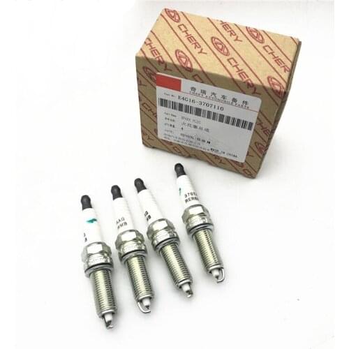 4pcs/kit) spark plugs set for Chinese CHERY A1 A3 A5 TIGGO ARRIZO 1.6L SQRE4G16 engine Auto car motor parts E4G16-3707110
